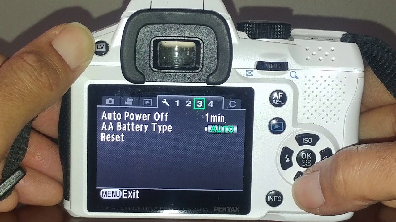How to set up your Pentax Camera (Intro to the Pentax Menu)