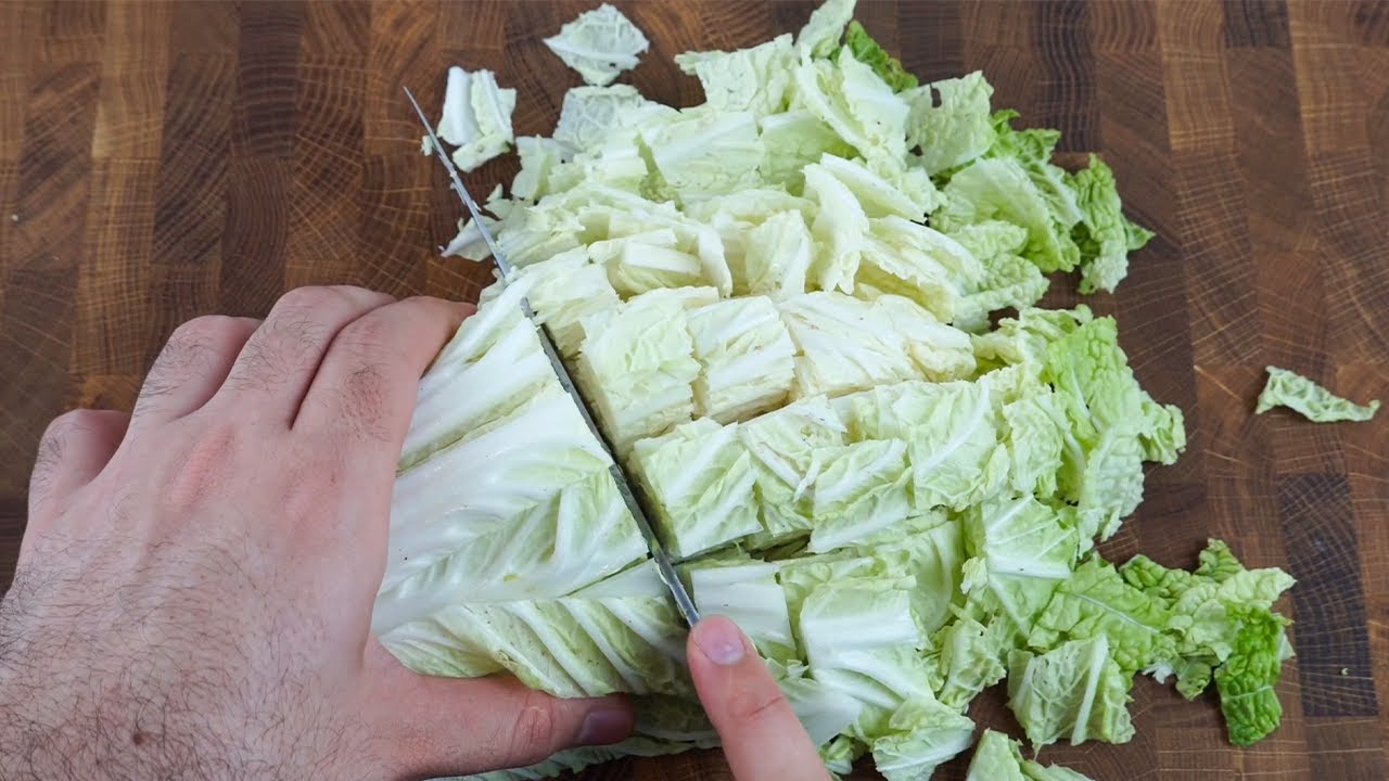 El dueño de un restaurante chino me enseño esta ensalada!