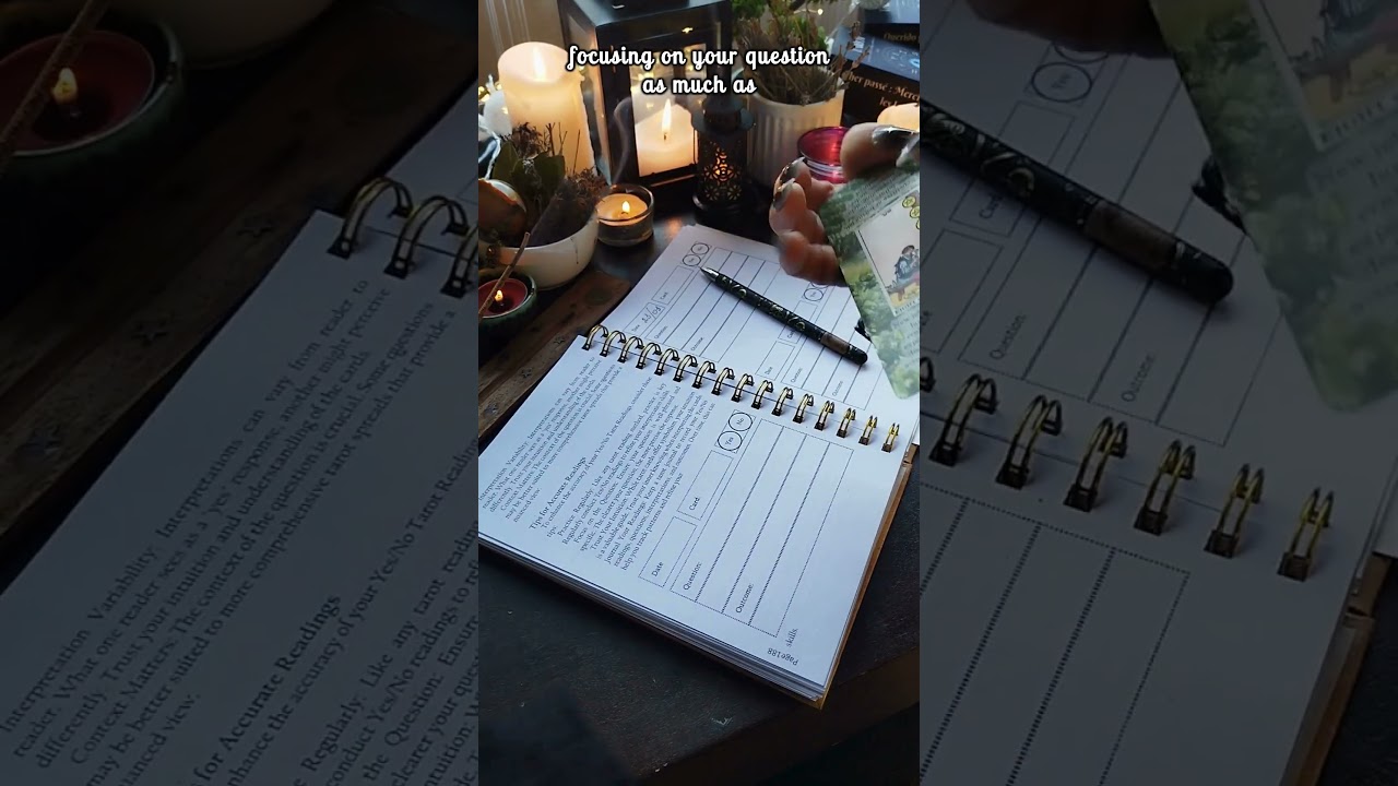 Tarot journaling is a fantastic daily practice for connecting with the Universe and your Tarot deck.