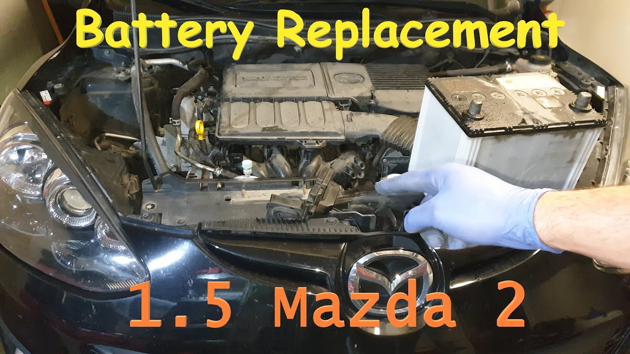 Mazda 2 Battery Replacement and Test