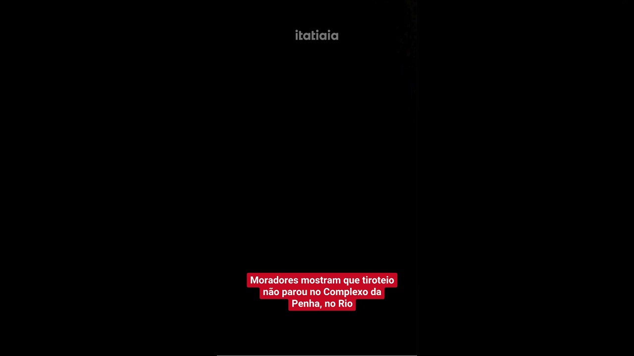 TIROS NO COMPLEXO DA PENHA N&Atilde;O PARAM COM A CHEGADA DA NOITE