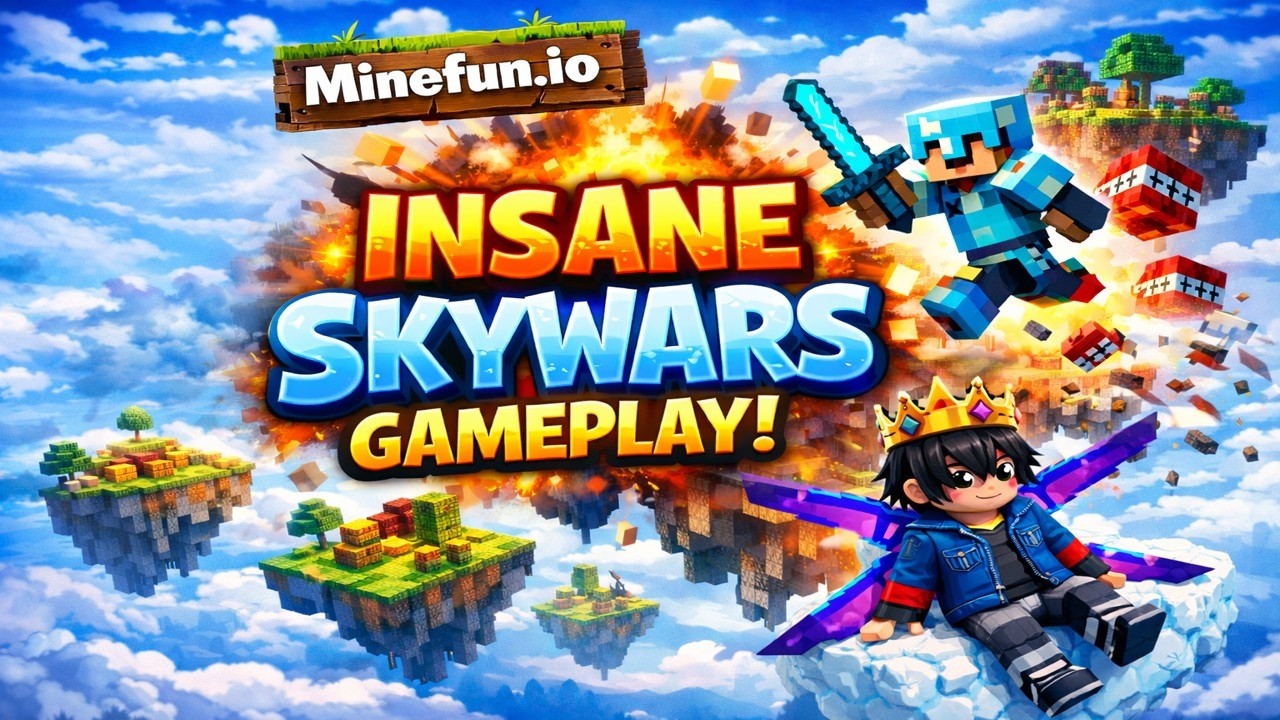 Insane SkyWars GamePlay |  (Minefun.io)