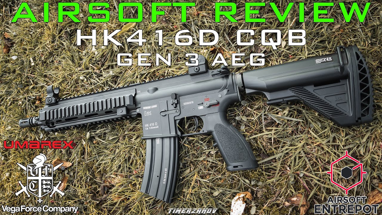 Airsoft Review #235 Umarex HK416D CQB Gen 3 AEG VFC/Umarex (Airsoft Entrepot) [FR]