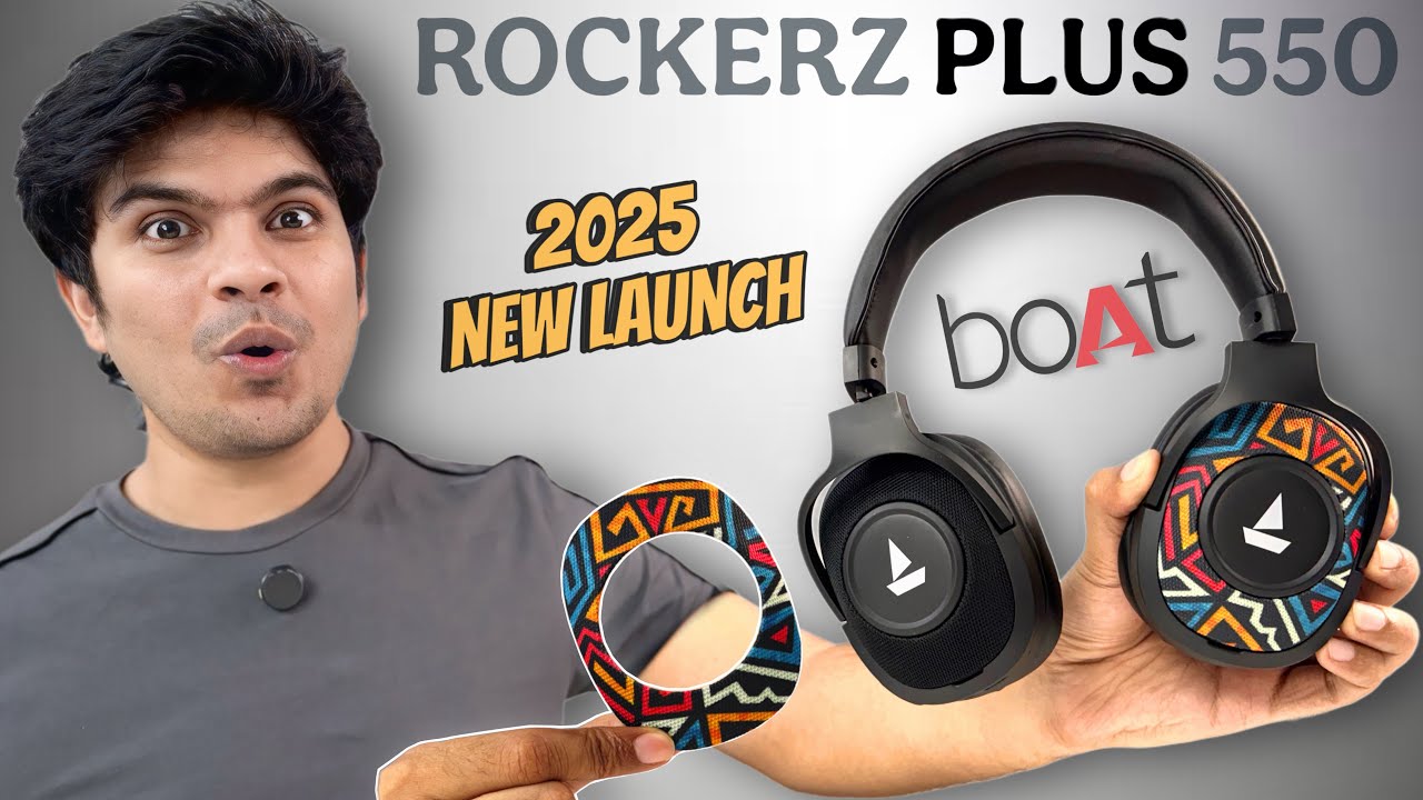 Boat Rockerz Plus 550 Bluetooth Headphone Unboxing & Detailed Review | Whats New ? Buy Or Not..!