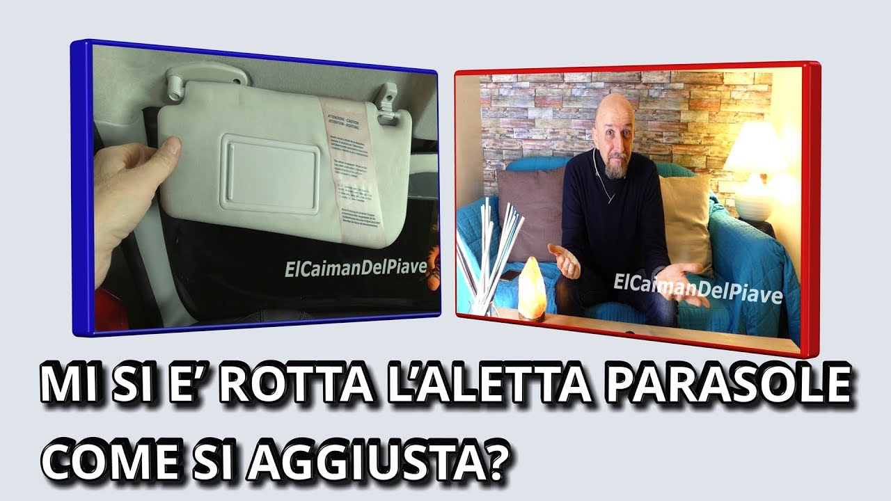 SI E' ROTTA L'ALETTA PARASOLE. RIUSCIRO' AD AGGIUSTARLA? (TUTORIAL)