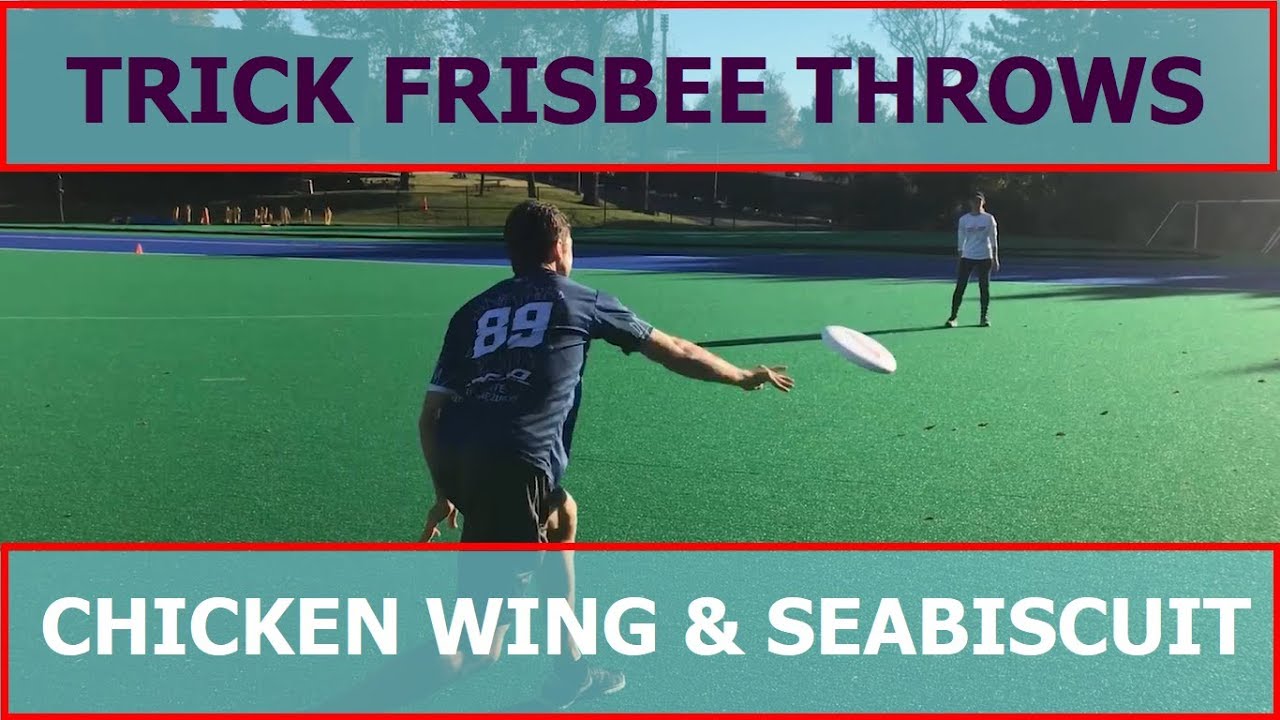 Frisbee Trick Throws | Chicken Wing & Seabiscuit