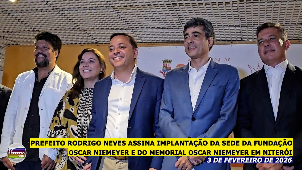 Niterói vai sediar a Fundação Oscar Niemeyer e receber o Memorial Oscar Niemeyer