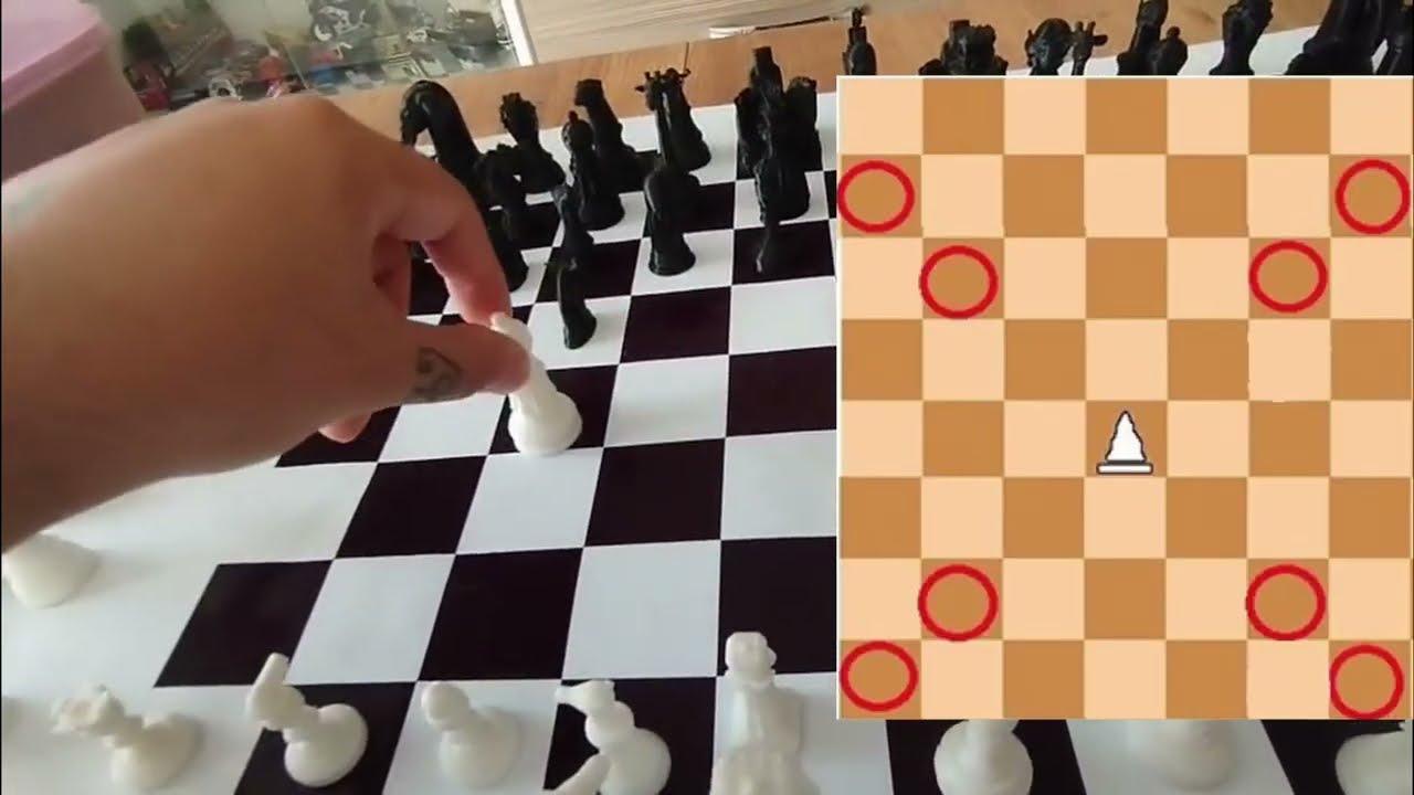 Timurlenk Satrancı Geleneksel versiyonu taşların hareketleri