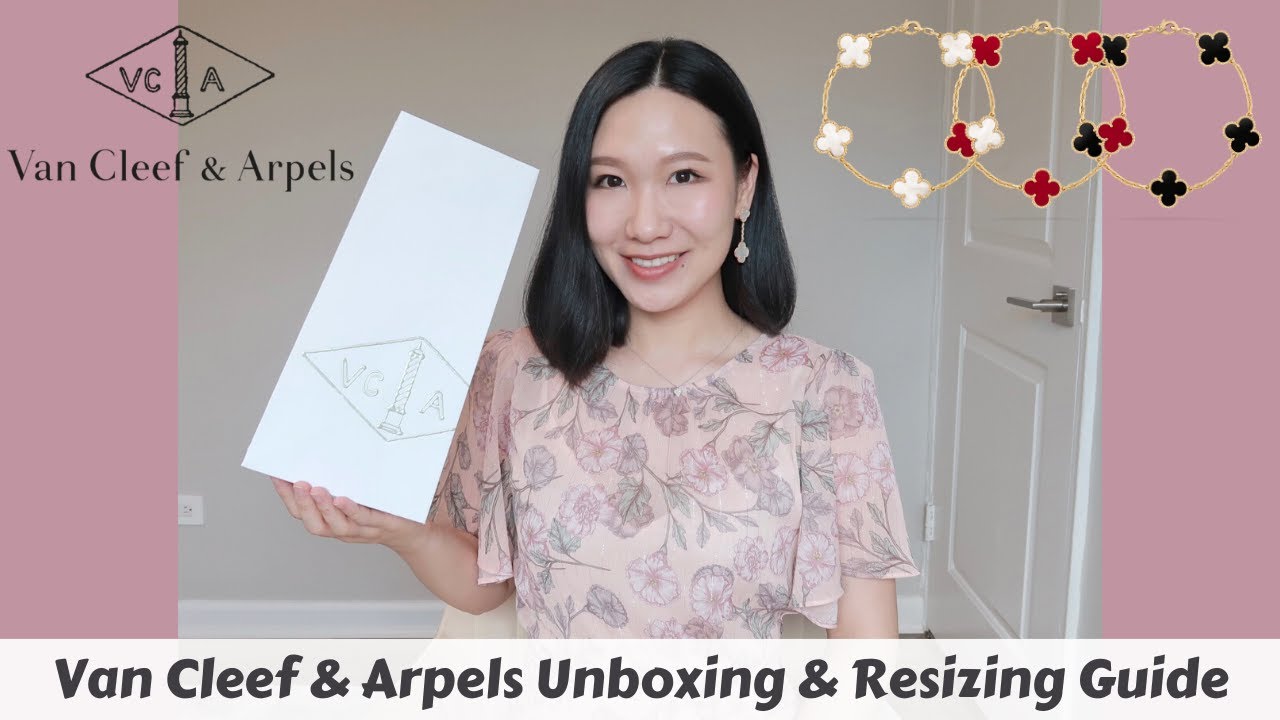 VAN CLEEF & ARPELS UNBOXING & REVIEW: 5 MOTIFS VINTAGE ALHAMBRA BRACELET | RESIZING GUIDE 🐚 梵克雅宝开箱