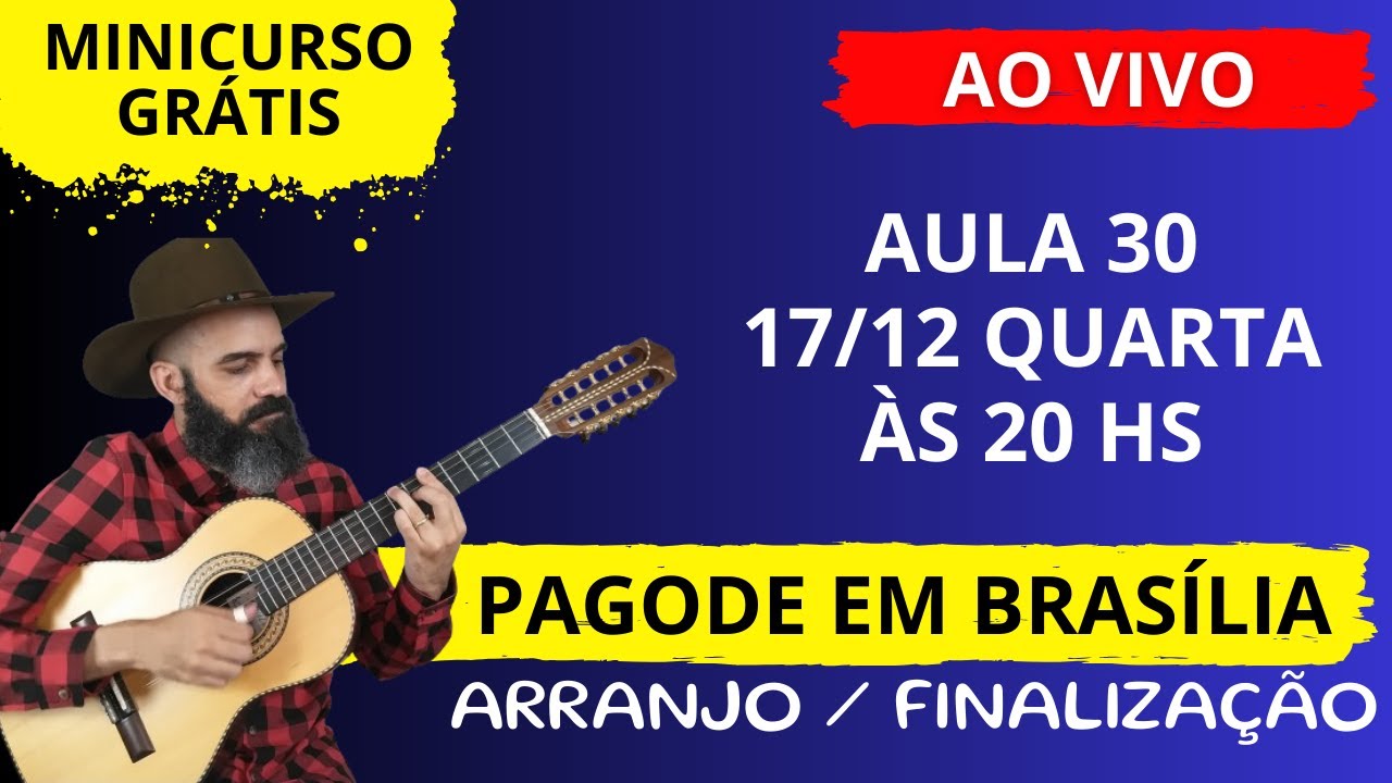 🎼 AULA #30 – O Arranjo de “PAGODE EM BRASÍLIA” na Viola Caipira (Fácil e Explicado!)