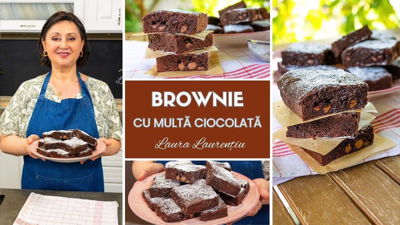 Cea mai bună rețetă de brownie - o faci în 2 timpi și 3 mișcări și iese umedă, plină de ciocolată!