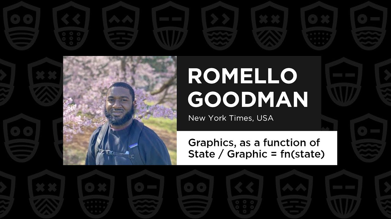 Graphics as a Function of State/Graphic=fn(state)– Romello Goodman, React Summit Remote Edition 2021