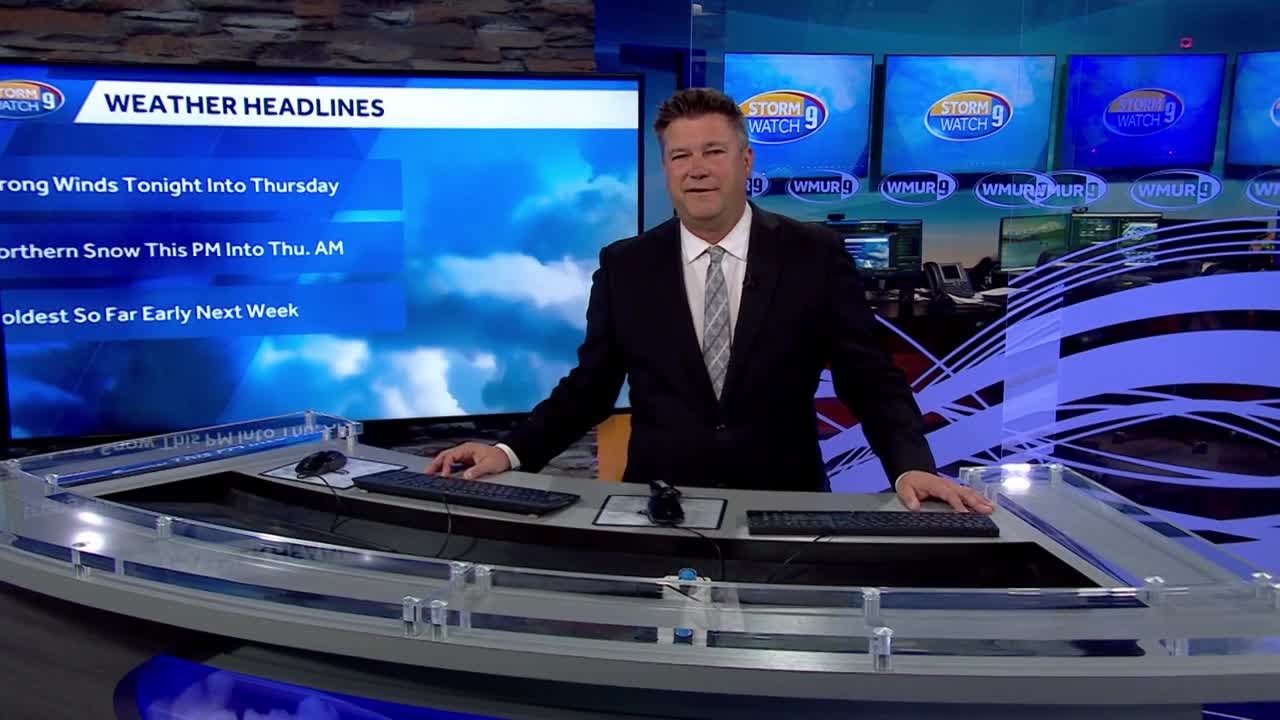 Video: Increasing clouds Wednesday before showers, gusty winds