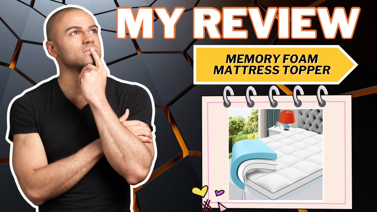 REVIEW: King Size Dual Layer 4 Inch Memory Foam Mattress Topper, 2 Inch Gel Memory Foam