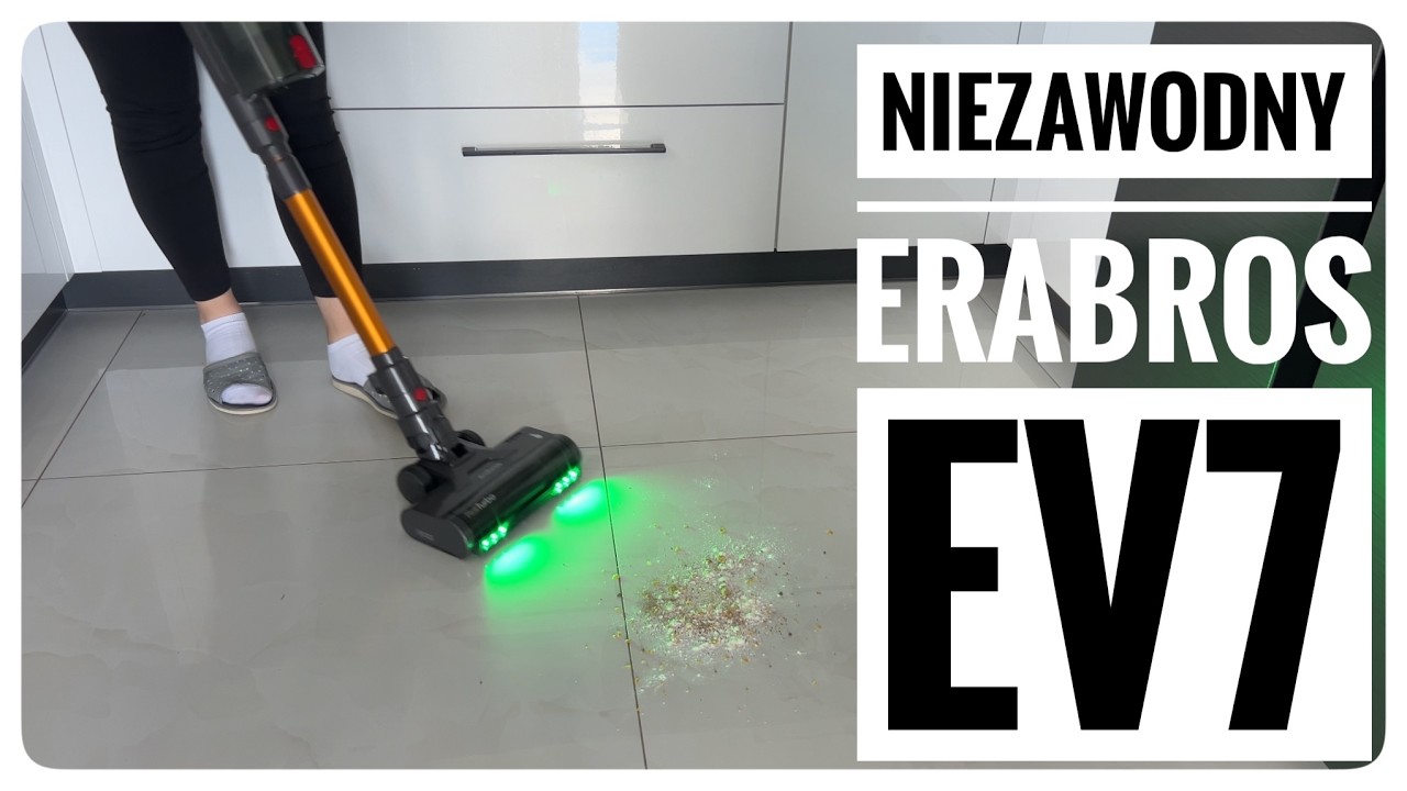 VLOG: ERABROS EV7 TESTUJĘ BEZPRZEWODOWY ODKURZACZ ✨🧹