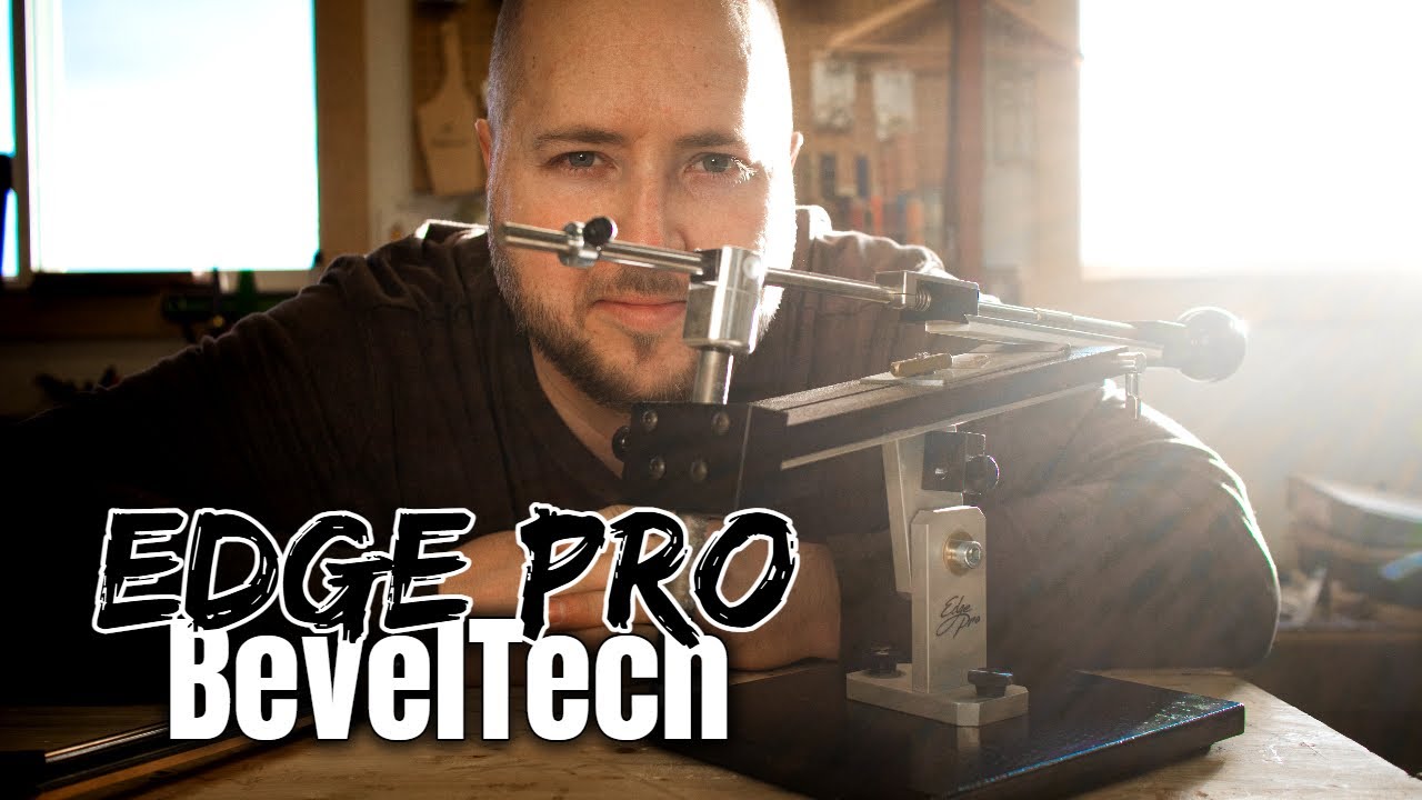 Sharpening Knives with the EDGE PRO BevelTech!!
