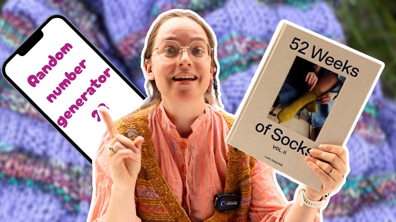 Chaos Knitting Vlog: Random Number Generator decides which Socks I will knit