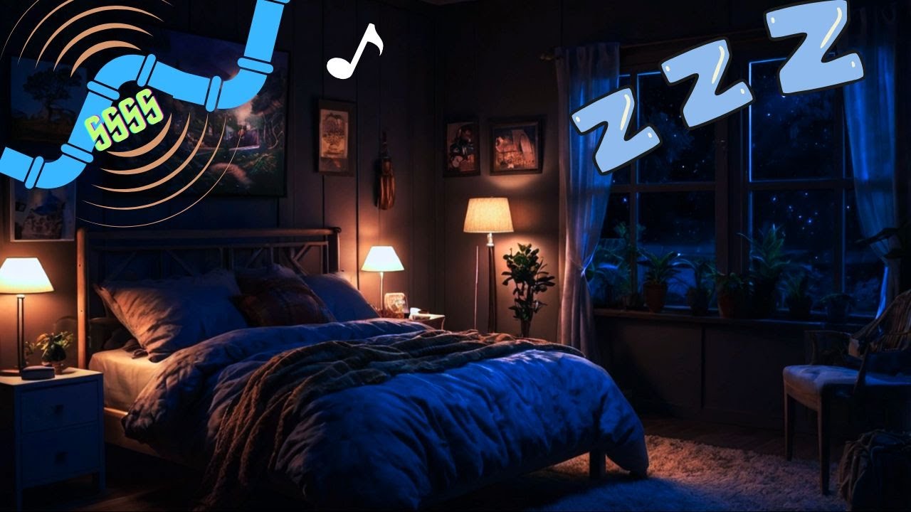 With Ear Close to the Water Pipe Wall (DEEP Sound)😴🥰 ||  Sound #138