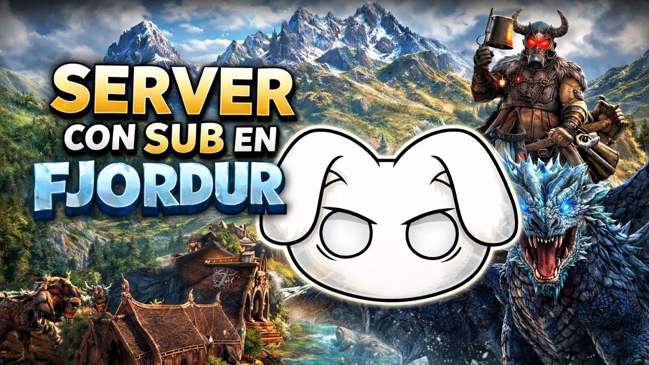 JUGANDO con SUBS en FJORDUR!!!!  ARK SURVIVAL EVOLVED!!!