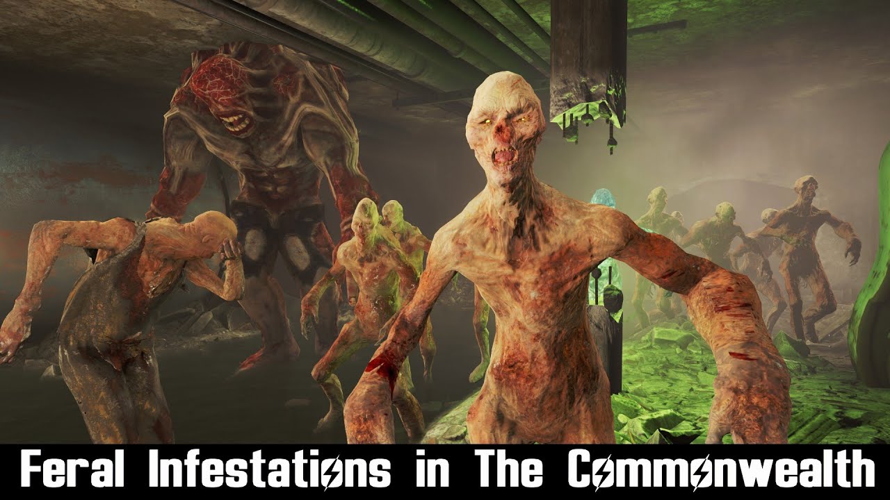 Feral Infestations in The Commonwealth? | Fallout 4 Mod