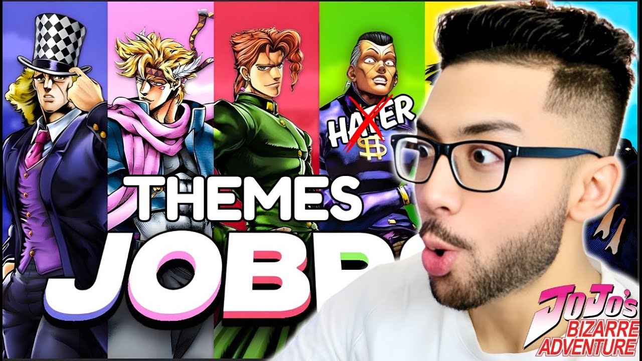 EX HATER reacts to ALL JOBRO THEMES from Jojo's Bizarre Adventure Parts 1-6 | FIRST TIME