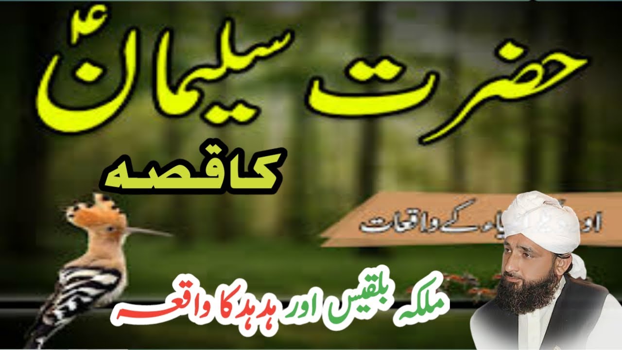 Hazrat Suleman /Hud Hud parinde Malqa Bilqis K Waqia /Moulana Raza Saqib Mustafai/Arshad.Rahmani786