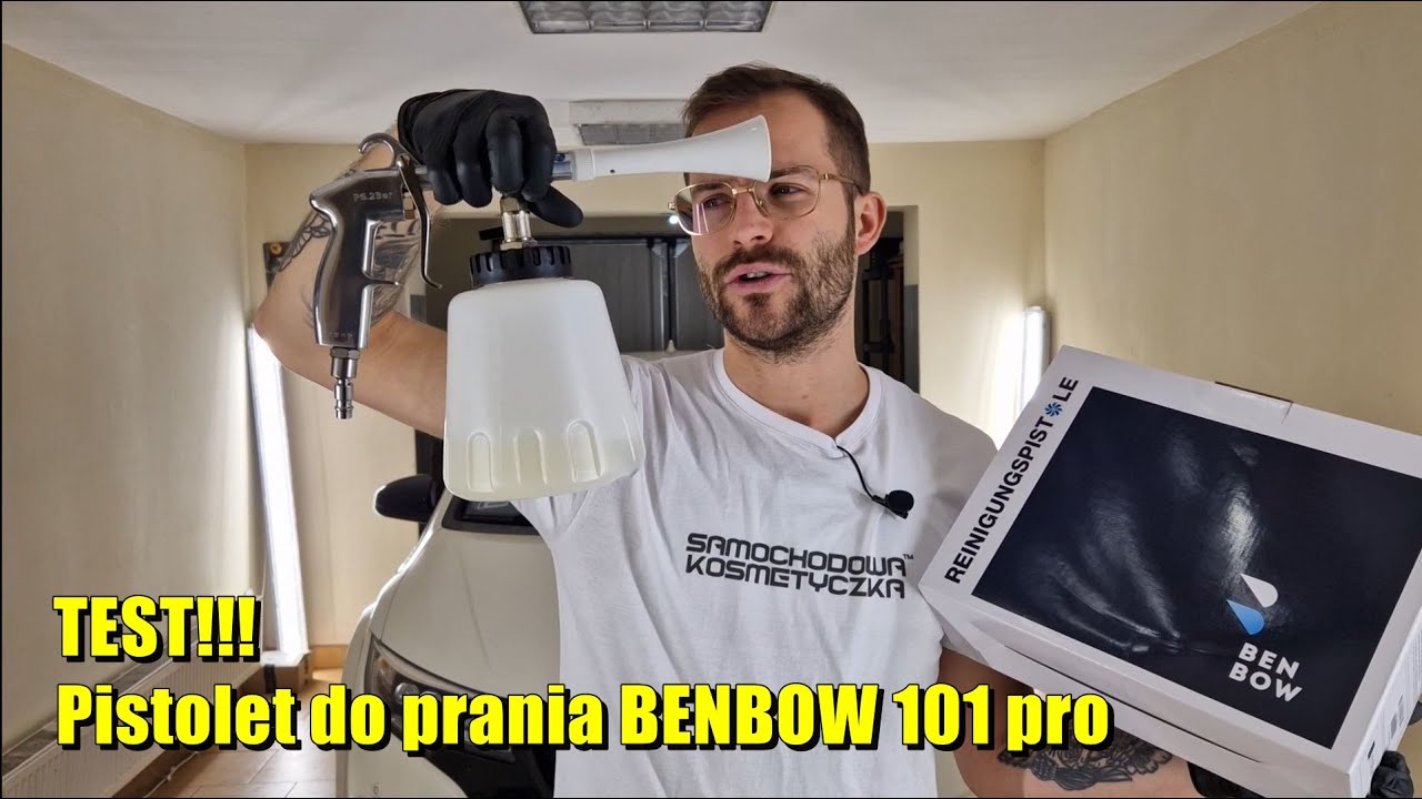 Pierwsze spojrzenie na Pistolet do prania Tapicerki BENBOW 101 pro #SK #101