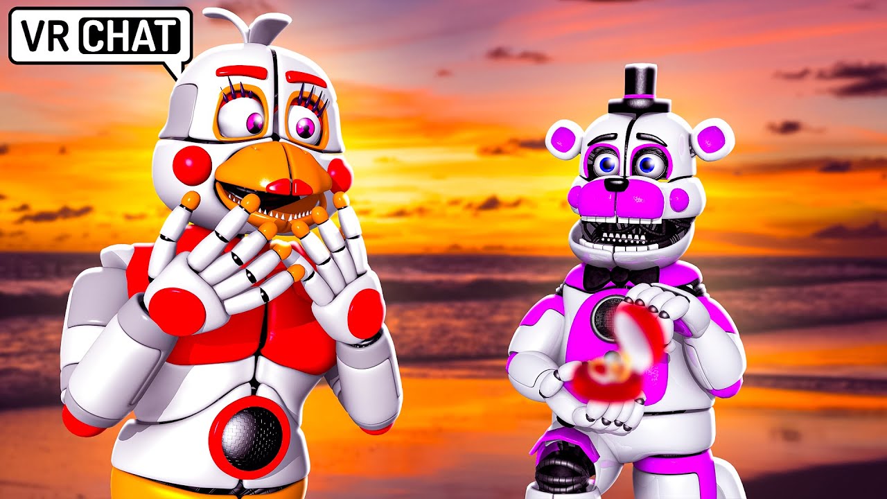 Funtime Freddy PROPOSES To His Valentine?! in VRCHAT