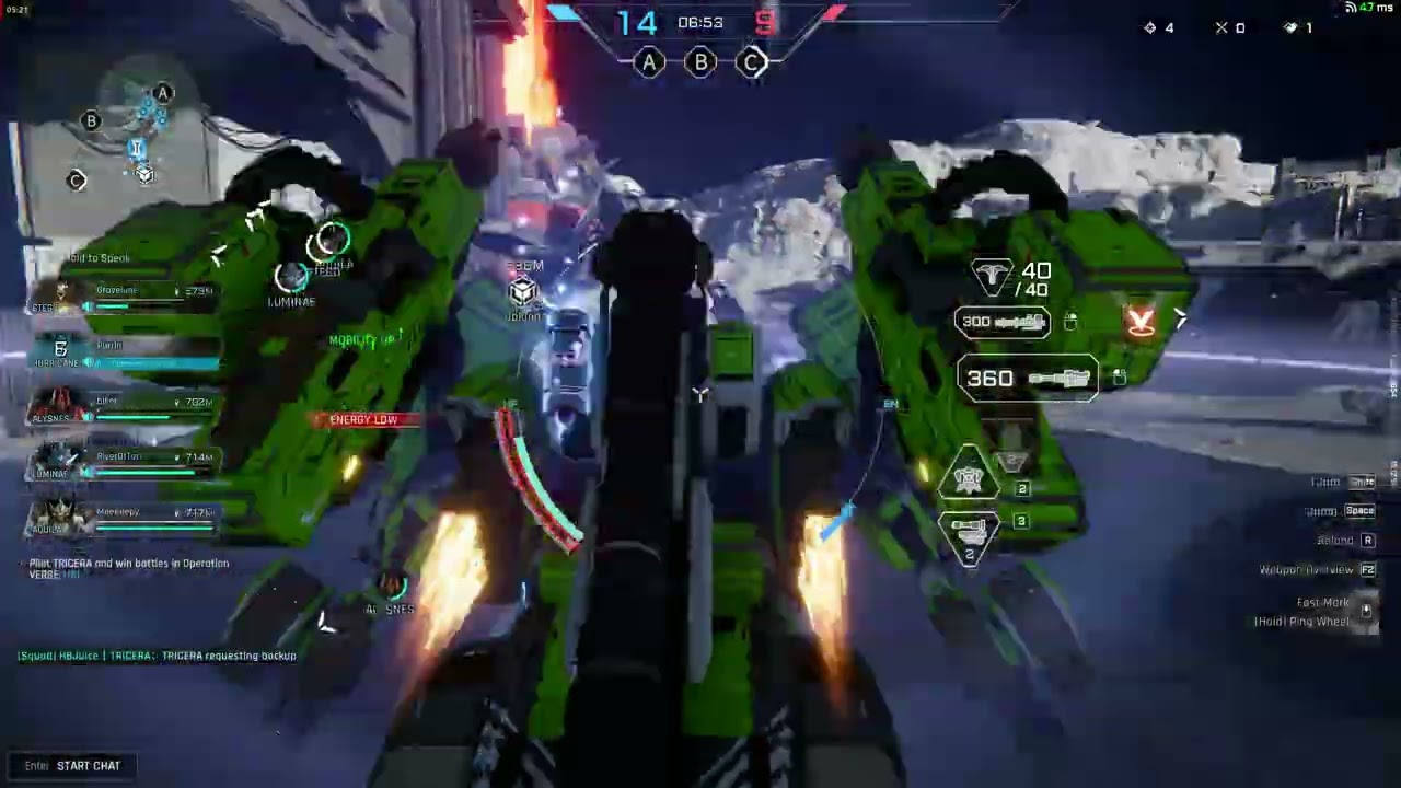 Mecha BREAK Tricera Ranked PvP. Top Kills 0 Deaths