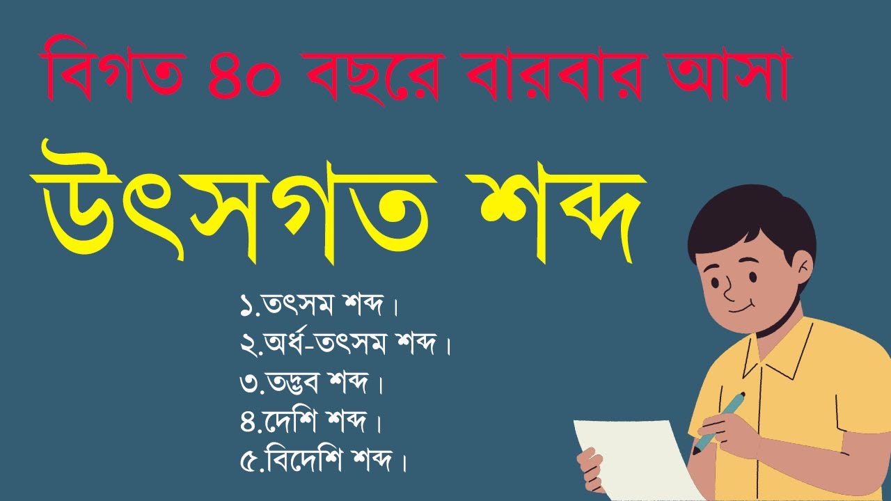 উৎসগত শব্দ/ Sobdo/ বাংলা ব্যাকরণ/ Bangla Grammar/ Shohel Rana/ BCS, bank & All Job Preparation