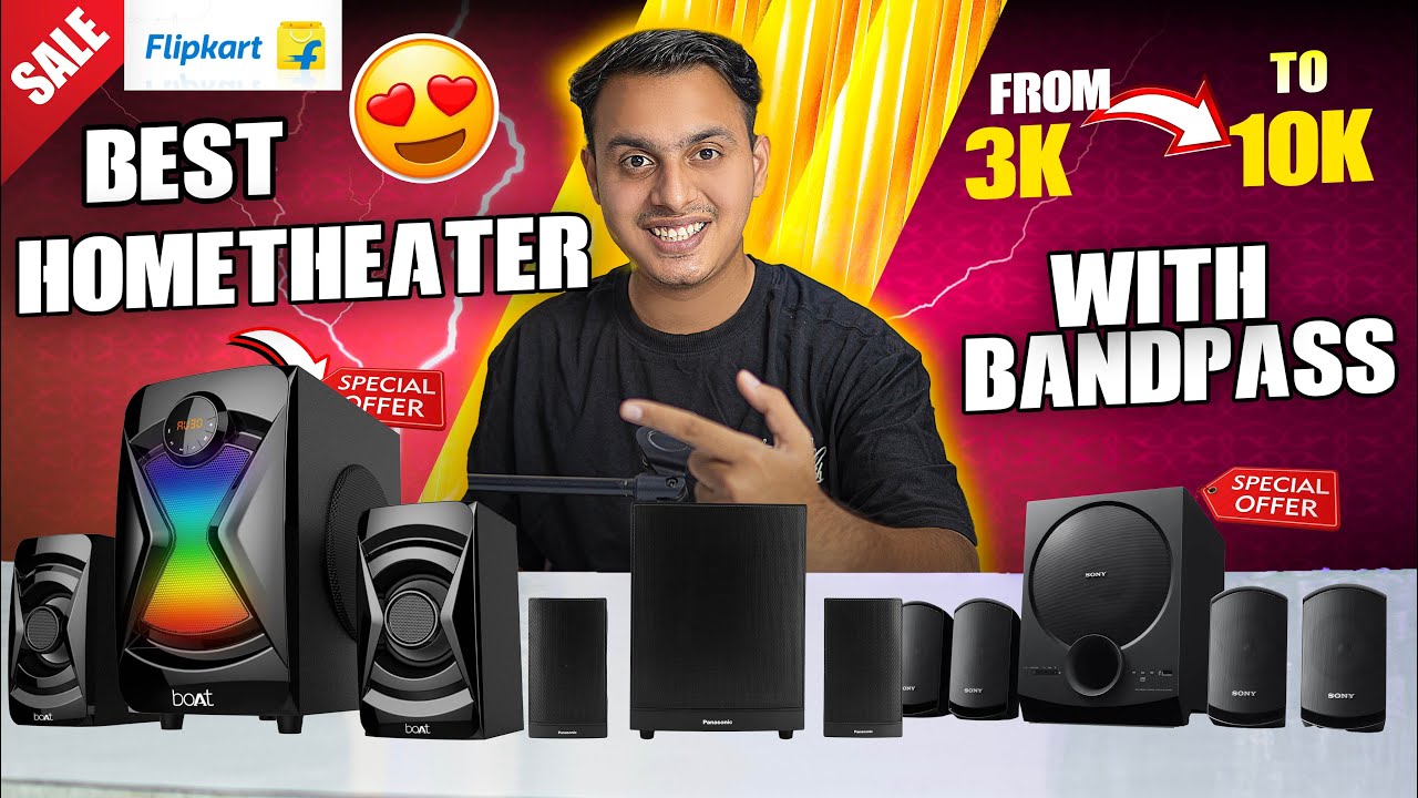 Best Home Theater Under ₹3,000 to ₹10,000 😍 | Budget Beast Sound with bandPass Box flipkart