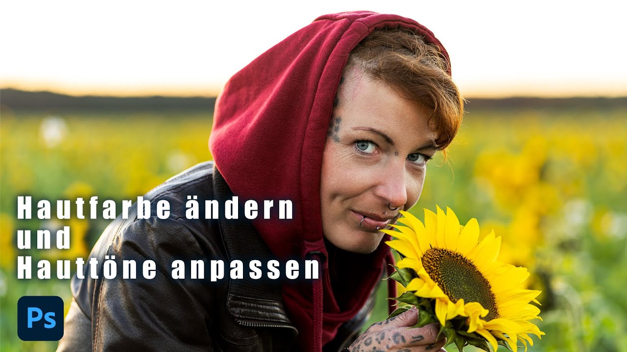 Hautfarbe ändern & Hauttöne anpassen [Photoshop Tutorial] (deutsch)