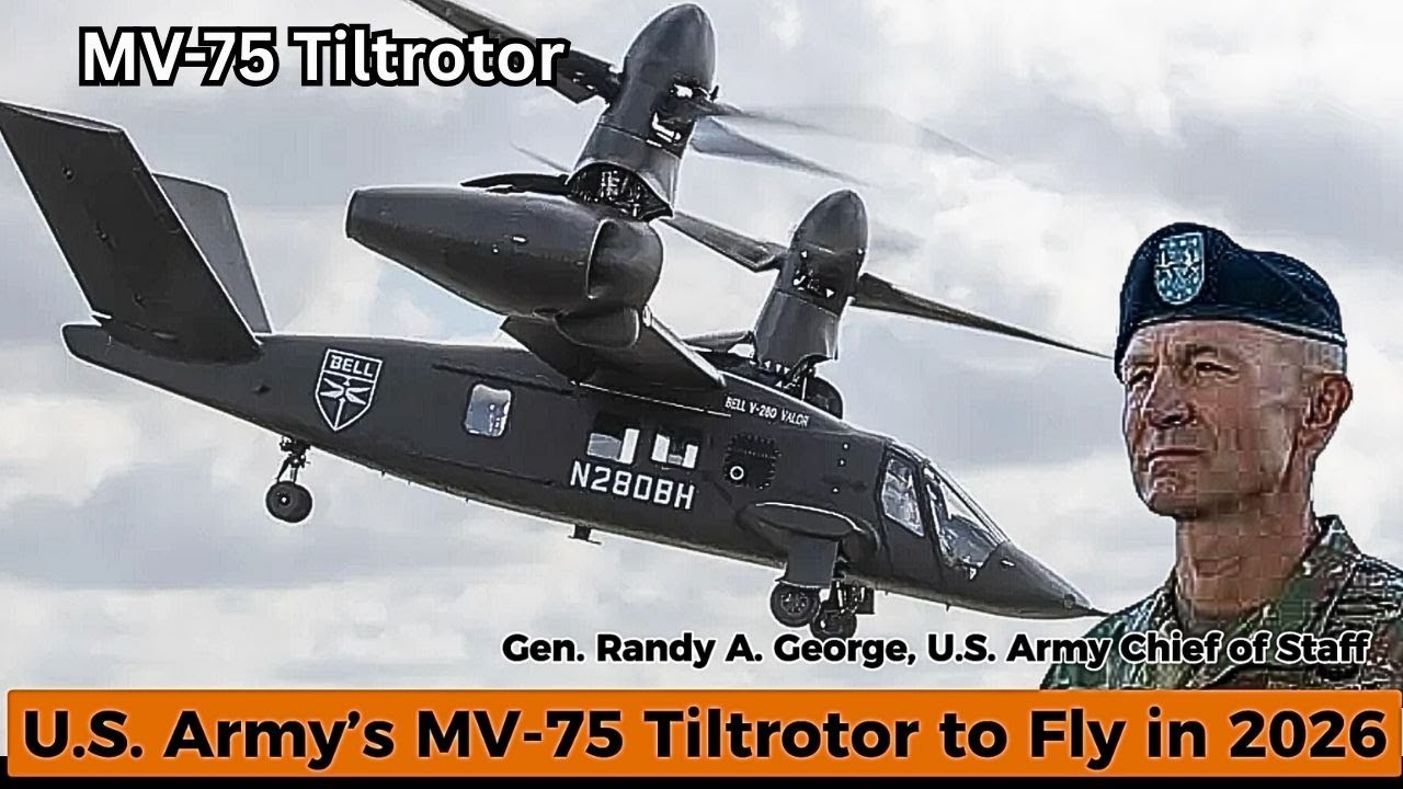 U.S Army Fast-Tracked Its Most Important New Aircraft | MV-75 to Fly by 2026.