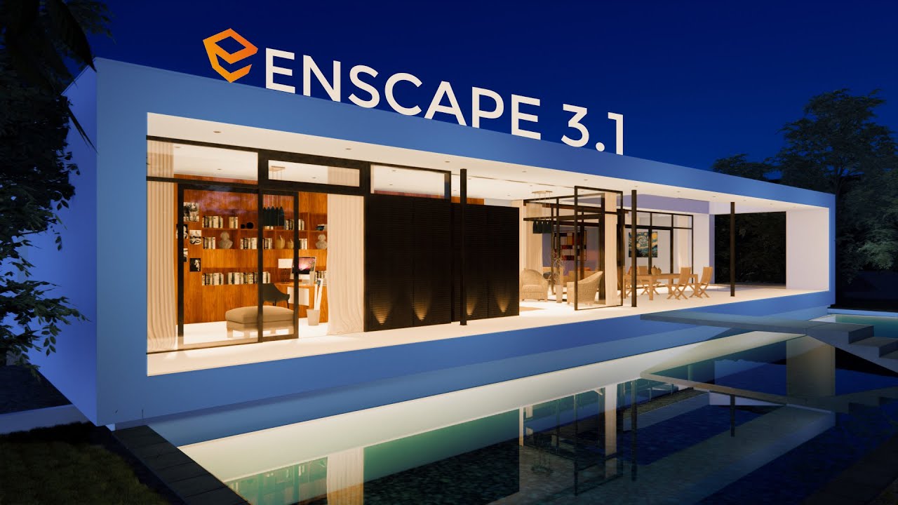 Render Malam Hari Enscape 3.1