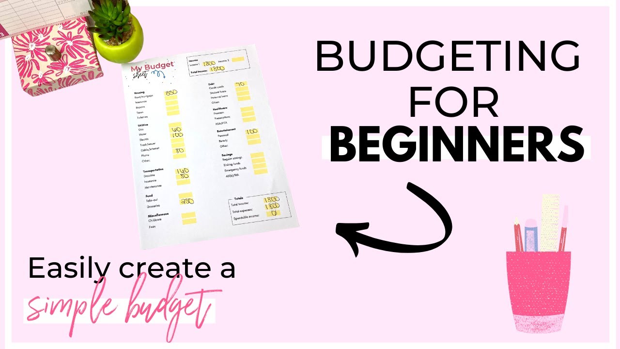 BUDGETING FOR BEGINNERS 2020 | How to make a budget | How to budget