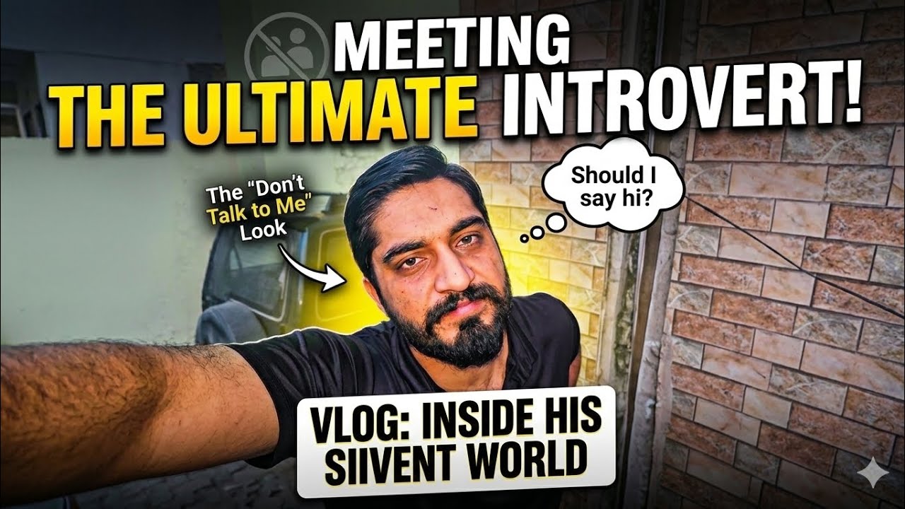 Meeting The ULTIMATE Introvert! (He barely said a word)
