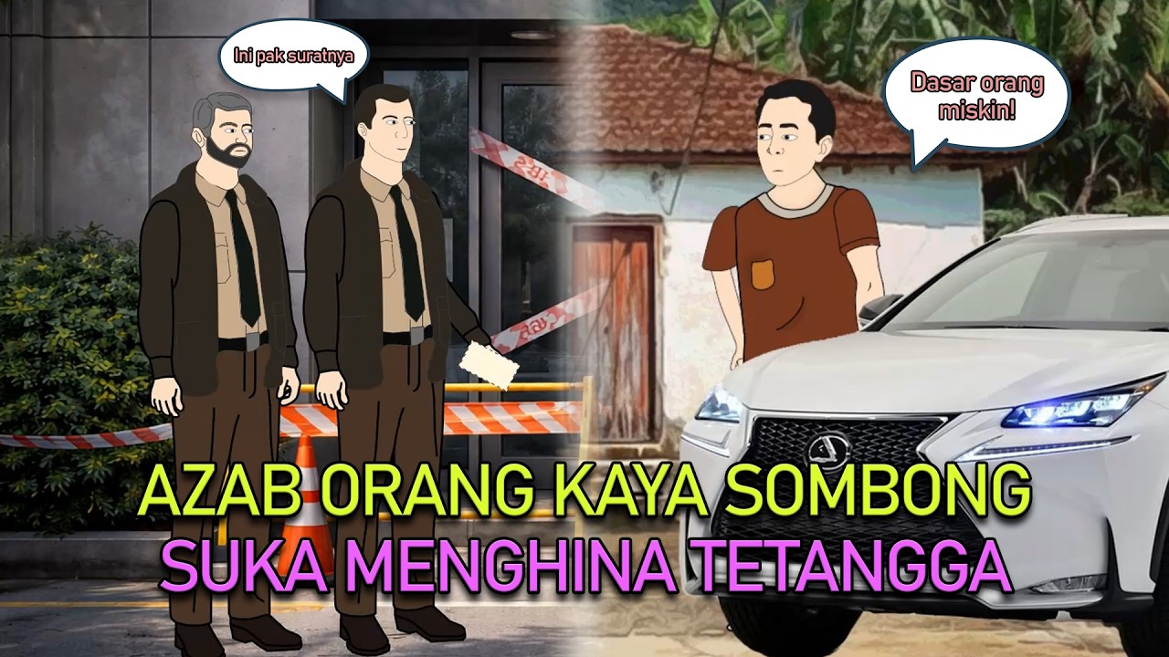 Drama Animasi Azab Tetangga Sombong | Suka Menghina Tetangga #animasiazab