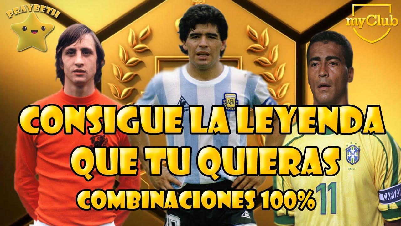 CONSIGUE LA LEYENDA QUE TU QUIERAS COMBINACIONES 100% PES 2020 #eFootballPES2020 ⚽