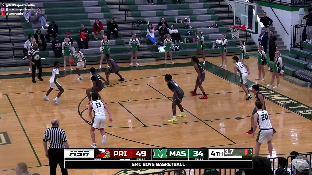 Mason vs Princeton - OHSAA Boys Basketball  - Mason Sports Radio
