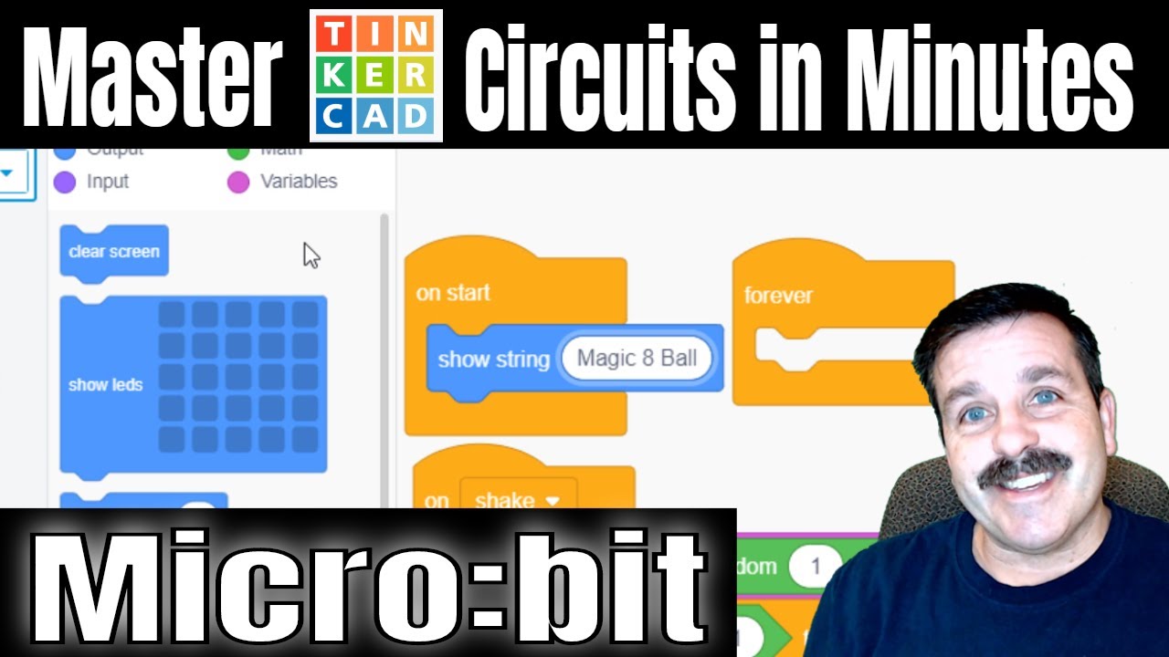 Создайте Micro:bit Magic 8 Ball за считанные минуты с помощью Tinkercad Circuits