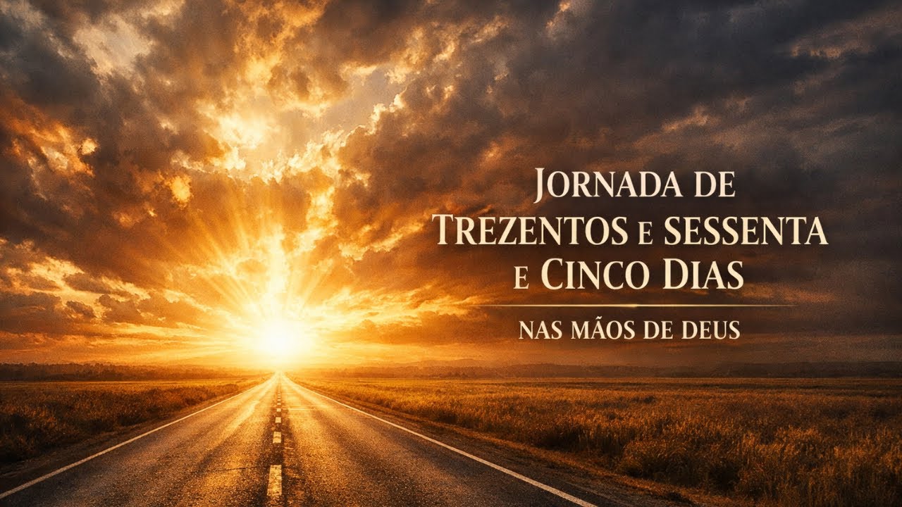 🎵 JORNADA DE TREZENTOS E SESSENTA E CINCO DIAS | UM NOVO TEMPO NAS MÃOS DE DEUS  