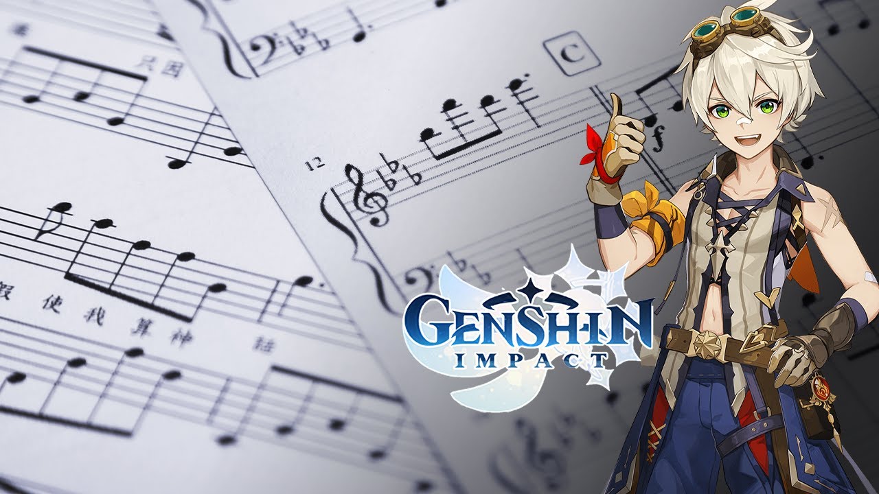 Genshin Impact Original Soundtrack - Remembrance - Piano arrangement and sheet music.