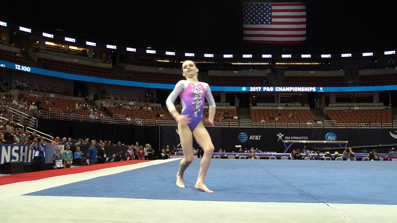 Annie Beard - Floor Exercise - 2017 P&G Championships - Junior Women - Day 1