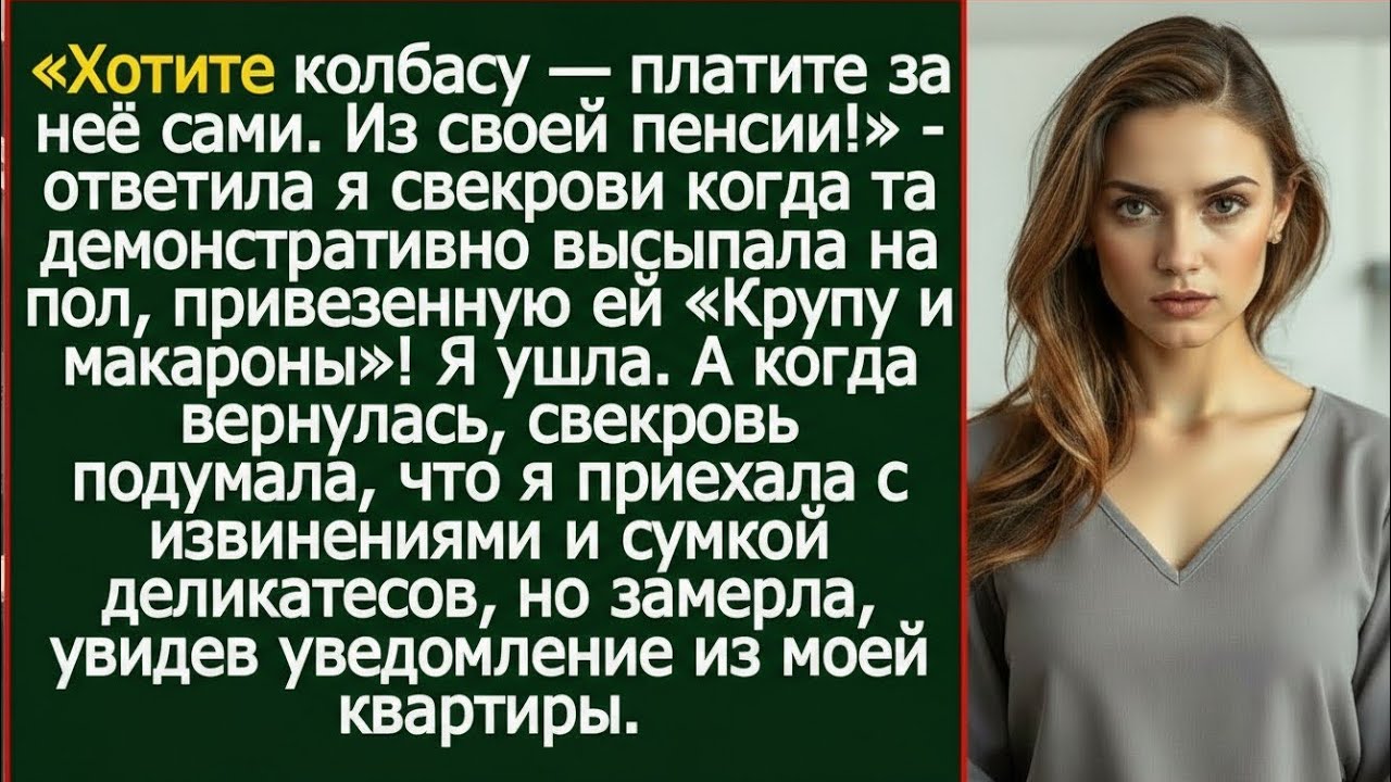 «Хотите колбасу? Тогда платите сами!» — фраза, после которой в доме стало тихо