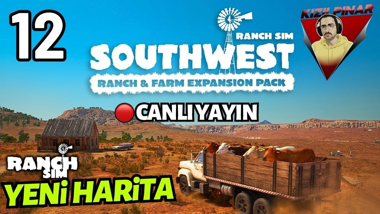 🔴 İnek Merası Kuruyoruz! - CANLI YAYIN - SOUTHWEST Ranch Simulator - Bölüm 12