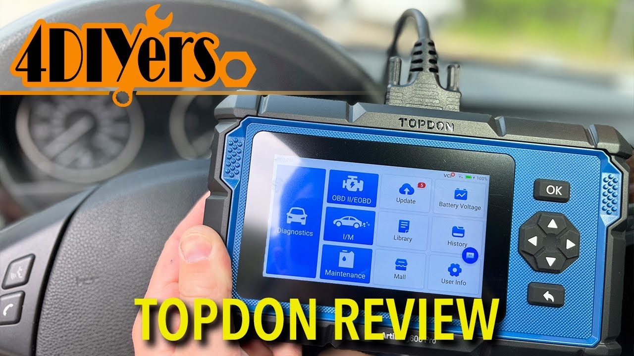 Review: TOPDON ArtiDiag 600 Pro OBD2 Scanner Full System Diagnostic Tool