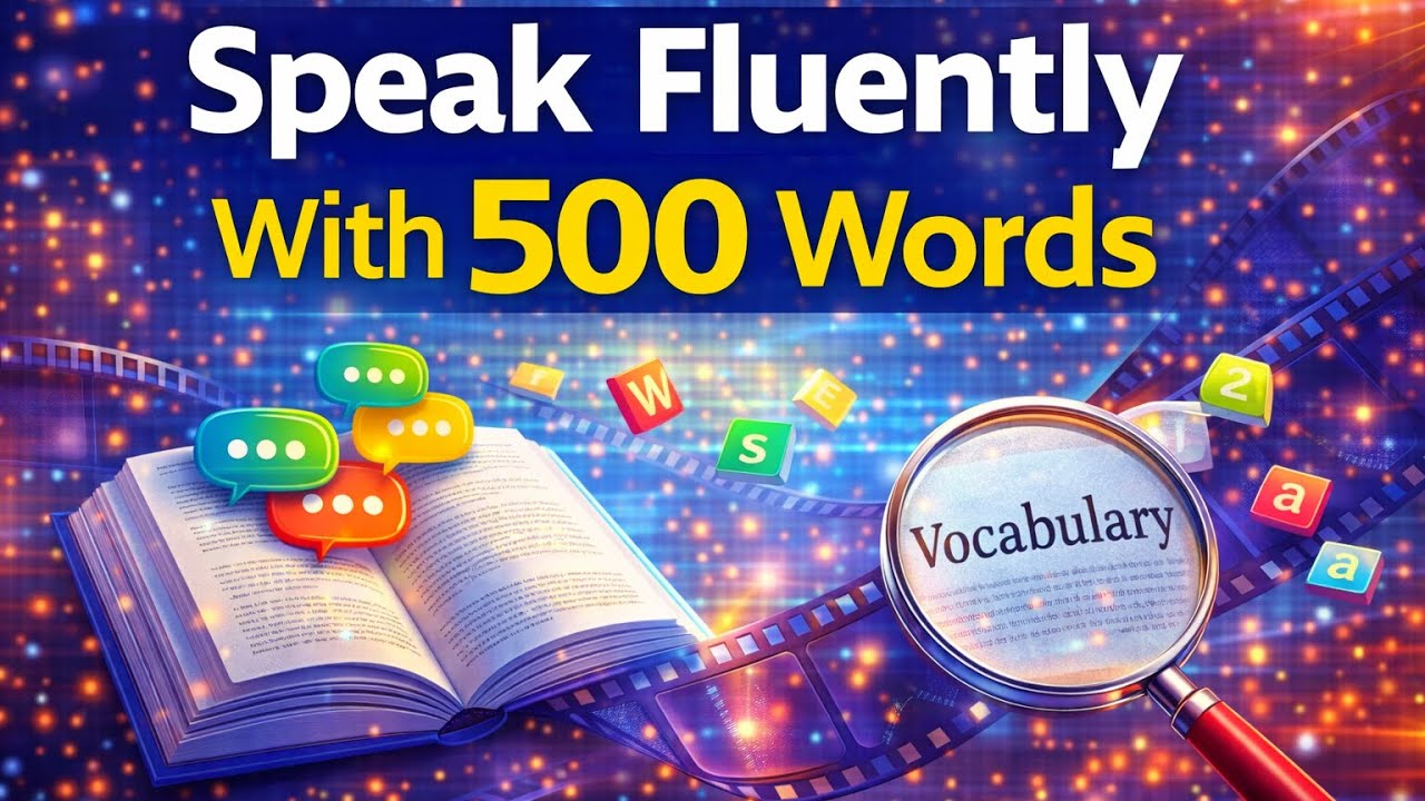 How to Speak English whit 500 Words | Daily Routine for Conversation Fluently