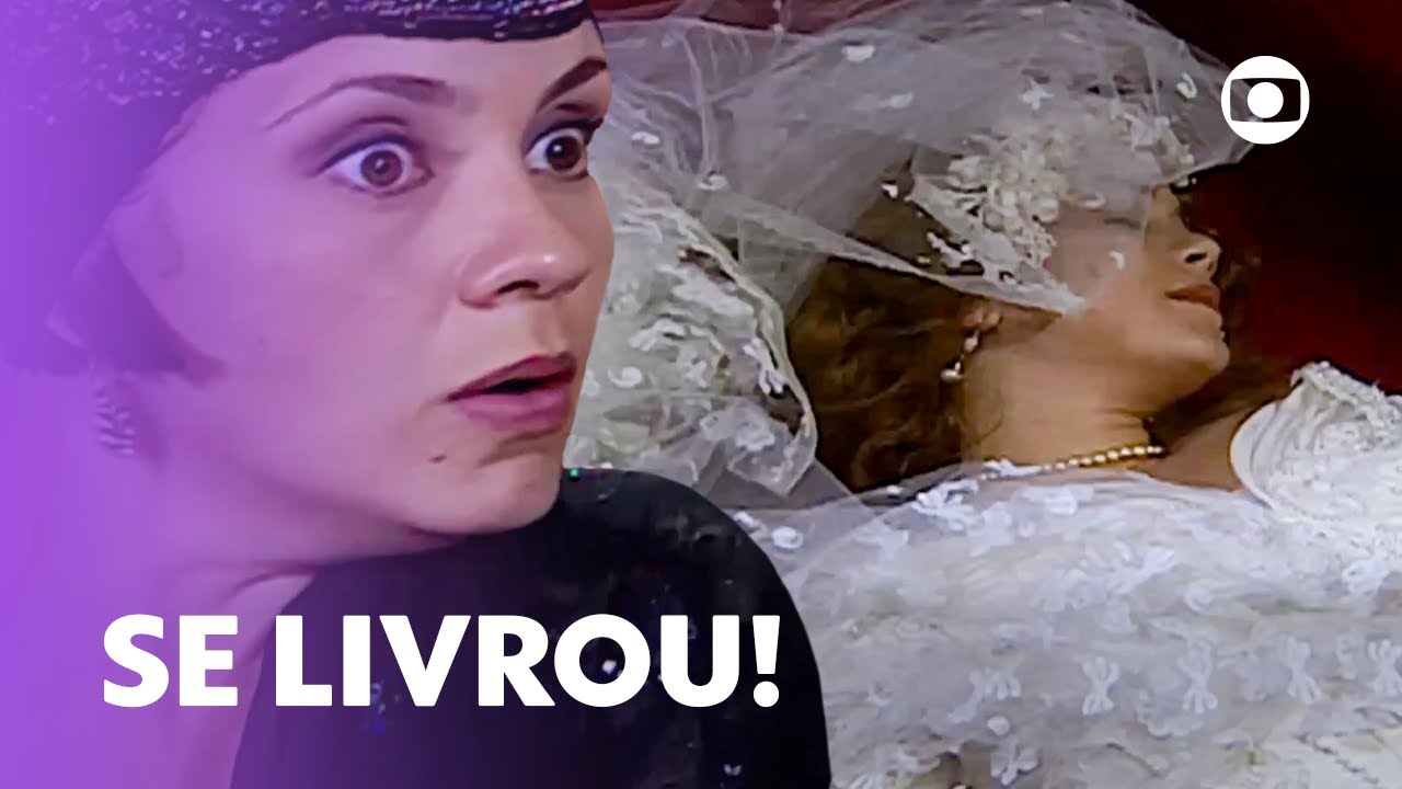 Bianca foge da igreja, finge desmaio e se livra do casamento com Heitor 😅 | O Cravo e a Rosa