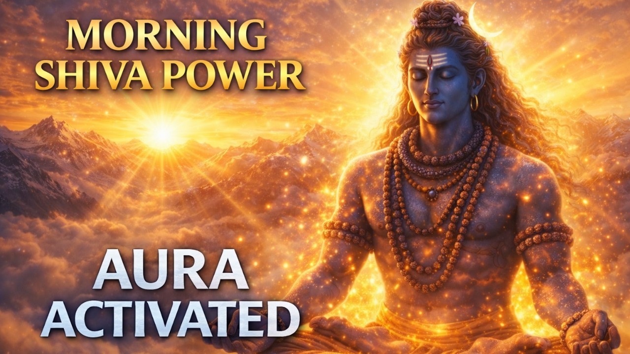 Wake Up with Shiva 🔱 | 528Hz Morning Energy Activation for Calm Mind & Powerful Aura (3 Hours)