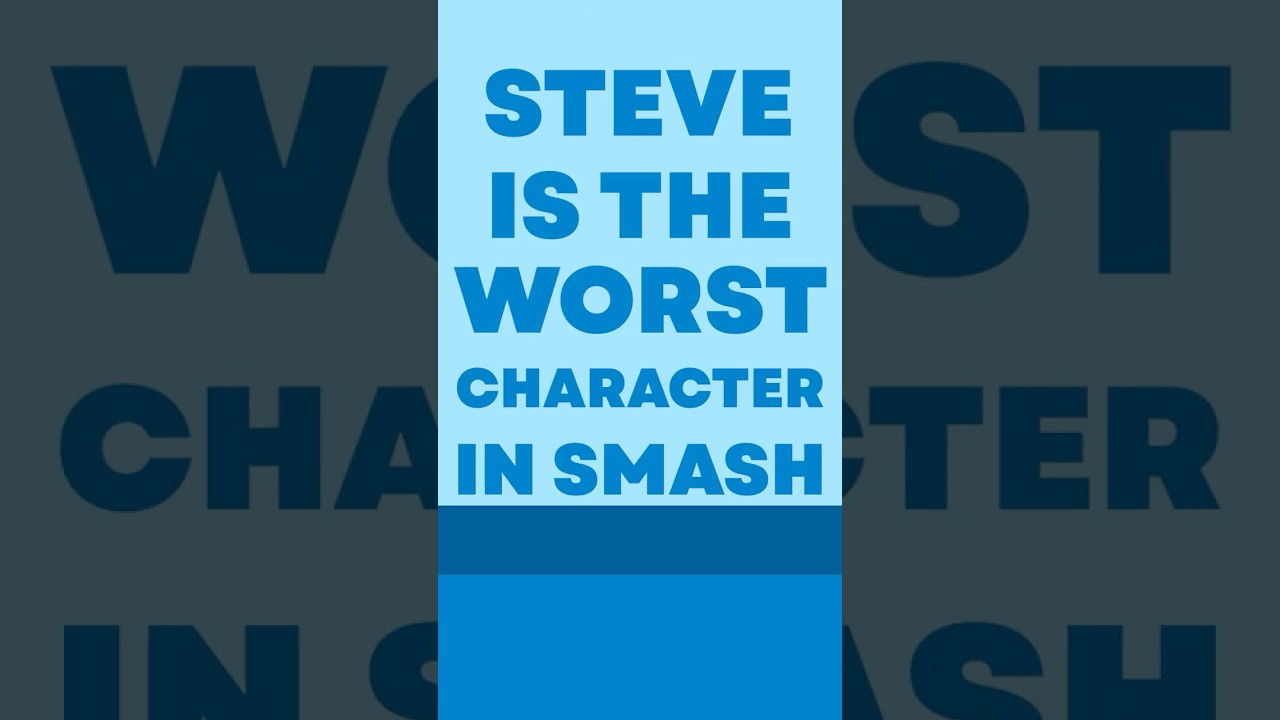 Steve is bad #ssbu